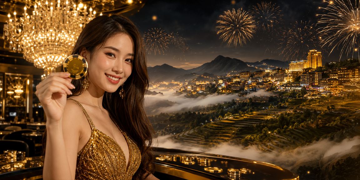 Bàn cược casino Việt Nam với ánh đèn lung linh